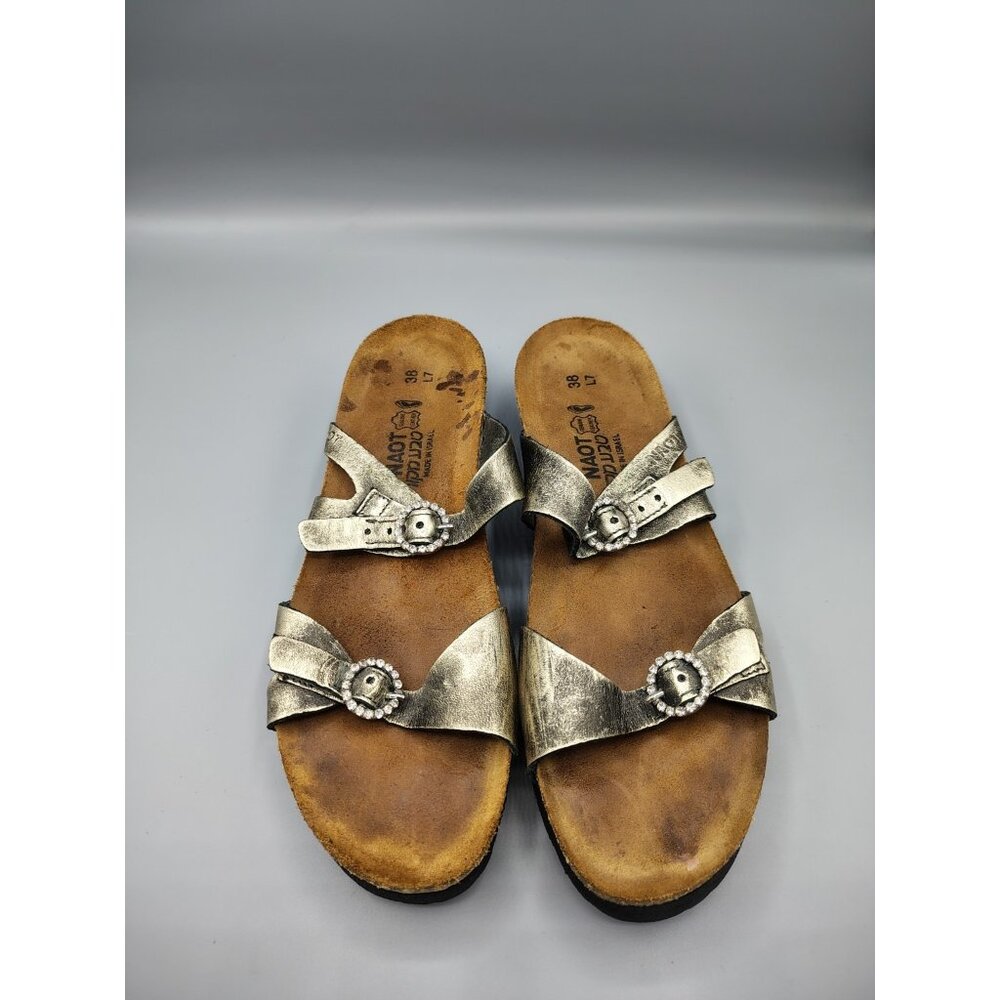 Naot Womens Sandals 7 Kate 2 Strap Slide EU 38